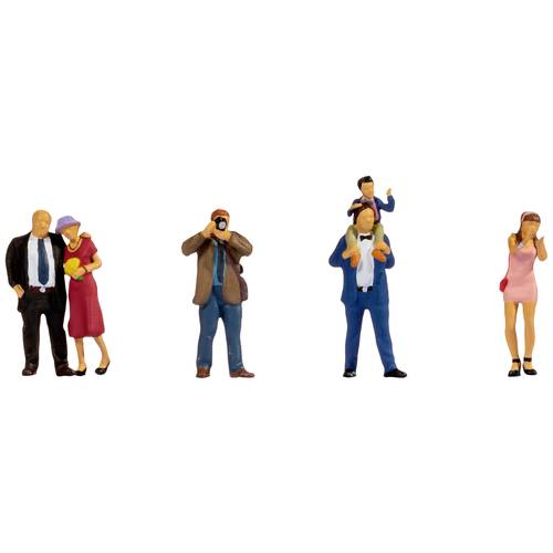 NOCH H0 Hochzeitsgäste Bemalt