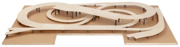NOCH 53610 H0 Easy-Track Trassenbausatz (L x B x H) 2430 x 1480 x 138 mm