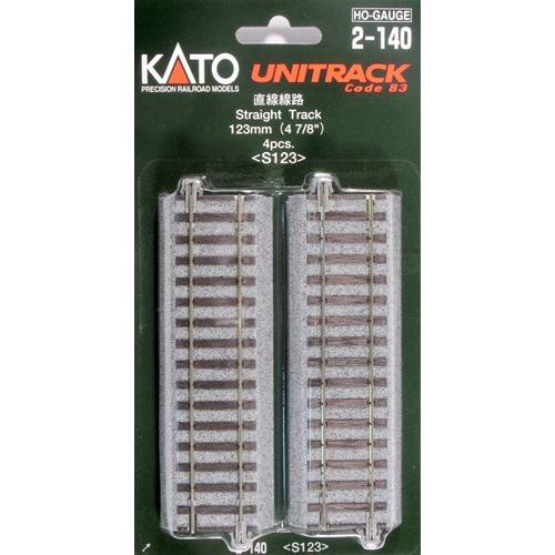 Thumbnail - H0 Kato Unitrack 2-140 Gerades Gleis 123 mm 4 St.