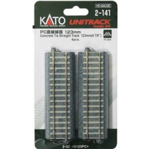 Thumbnail - H0 Kato Unitrack 2-141 Gerades Gleis 123 mm 4 St.