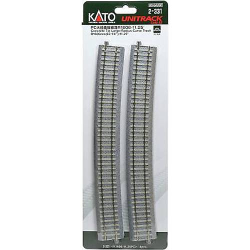 Thumbnail - H0 Kato Unitrack 2-331 Gebogenes Gleis 4 St.