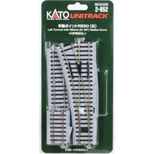 Thumbnail - H0 Kato Unitrack 2-852 Weiche, links 215 mm 1 St.