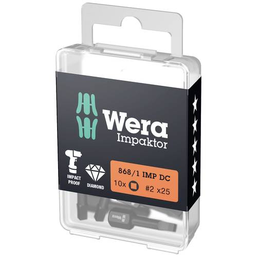 Wera Vierkant-Bit 3 D 6.3 10 St.