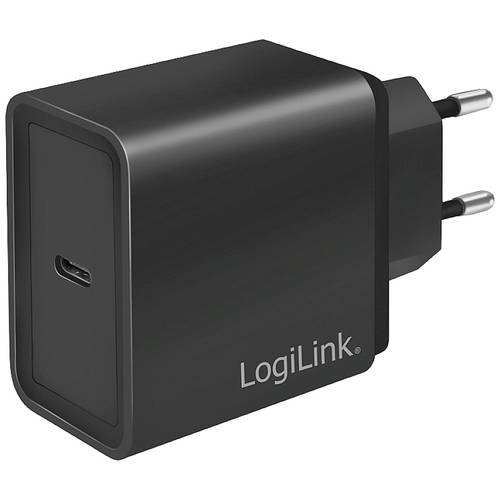 LogiLink Ladegerät USB Ladegerät 18 W 1x USB-C® USB PD Schwarz Innenbereich