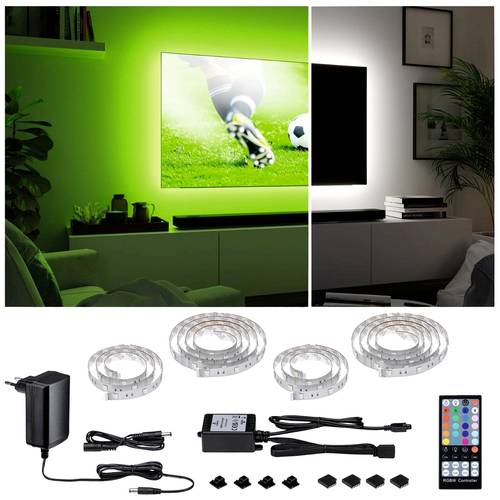 Paulmann 78875 LED-Streifen-Basisset mit Stecker 230 V 3.6 m RGBW 1 Set