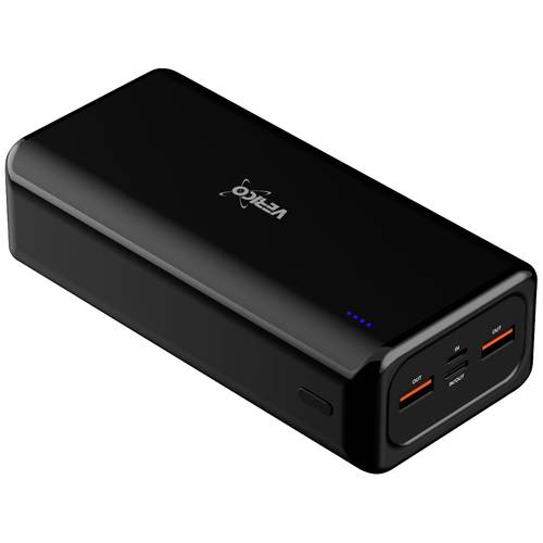 Verico Power Pro PD Powerbank 30000 mAh LiPo USB-A, USB-C® Schwarz