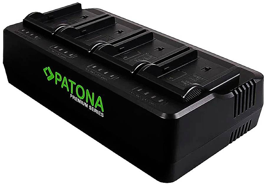 PATONA Premium 4-fасh Lаdеgеrät für NP-FM50 QM51 QM71 QM91 F550 F750 F960 F970 FM500 FM500H-0