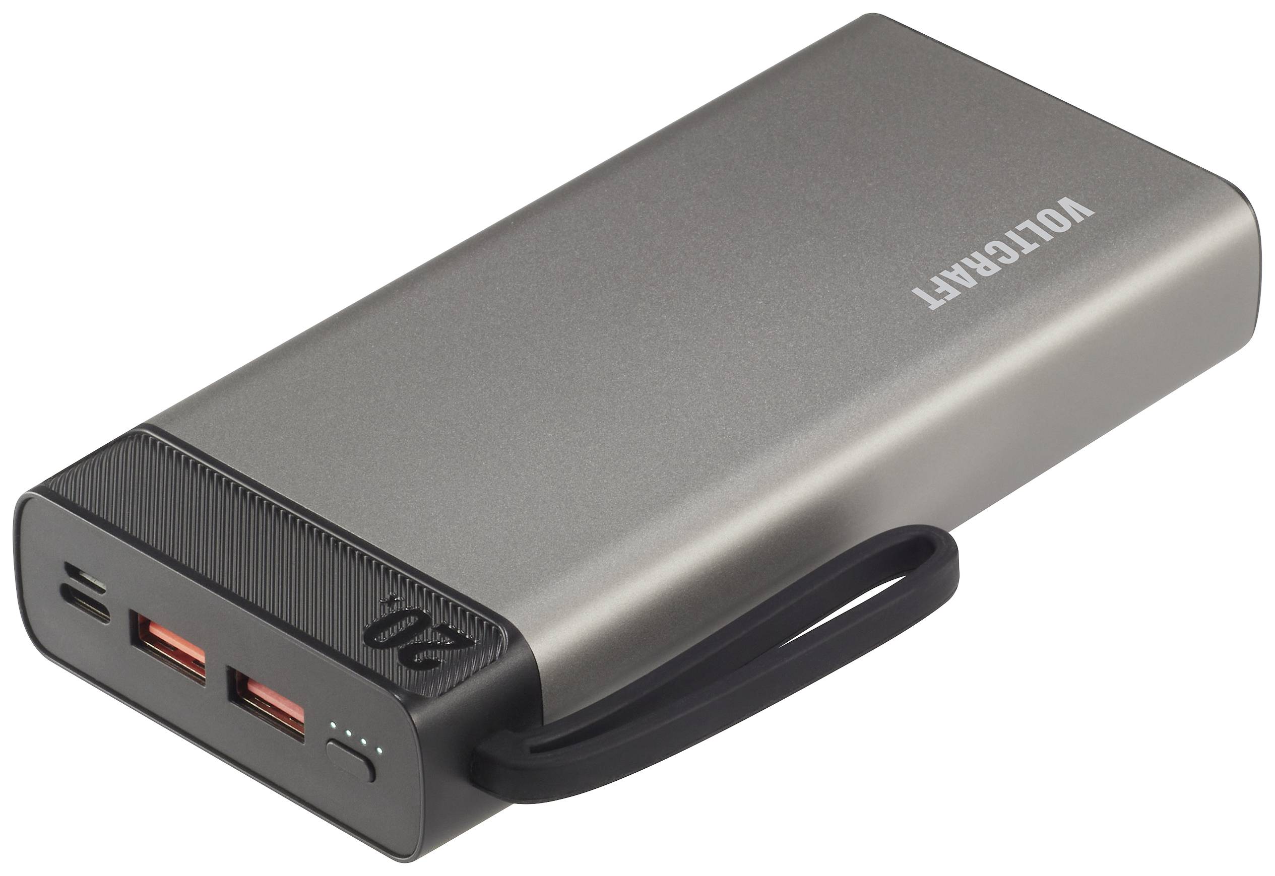 PB-20-PD3.0 Powerbank 20000 mAh Power Delivery LiPo Grau-Schwarz (VC-12918120)