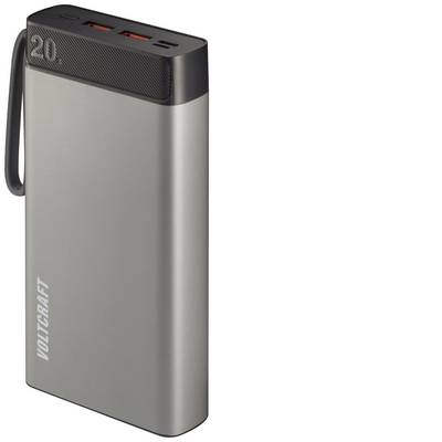 Voltcraft PB-19C-M Power Bank 20000 MAh - USB-C PD E Quick Charge - Batteria LiPo Per IPhone 15 E Android