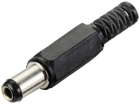 TRU COMPONENTS  Schwachstromverbinder Stecker, gerade 5.5 mm 2.5 mm  1 St.