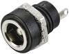 TRU COMPONENTS Schwachstromverbinder Buchse, Einbau vertikal 5.7 mm 2.1 mm 1 St.