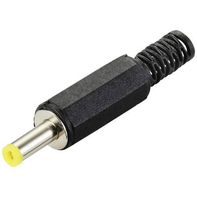 TRU COMPONENTS Niedervolt-Steckverbinder Stecker, gerade 4.0 mm 1.7 mm 1 St.