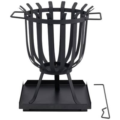 tepro Garten Brentwood Feuerkorb Schwarz