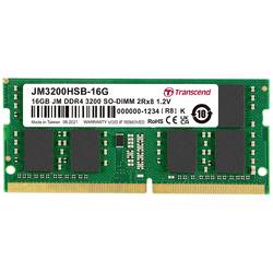 Transcend JetRAM Laptop-Arbeitsspeicher Modul DDR4 16 GB 1 x 16 GB 3200 MHz 260pin SO-DIMM CL22 JM3200HSB-16G