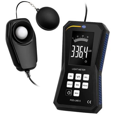 PCE Instruments Luxmessgerät PCE-LMD 5 |0 … 400.000Lux |Footcandle |Akku wiederaufladbar |Speicher |USB |externe Sonde