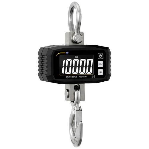 Thumbnail - PCE Instruments Kranwaage PCE-CS 1T 1000 kg Metallgehäuse Auflösung 0,1 kg Genauigkeit 1% v.Mb. Hold-Tara-Max Funktion