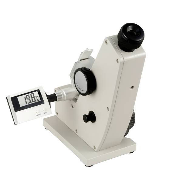 PCE Instruments Abbe Refraktometer PCE-ABBE-REF2 |Refraktionsindex nD |Zuckergehalt % Brix |einschraubbares Thermometer
