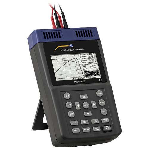 Thumbnail - PCE Instruments PCE-PVA 100 Solarmessgerät 0-12 A DC USB Datenspeicher für 100 gemessene Kennlinien 4,8 LC Display