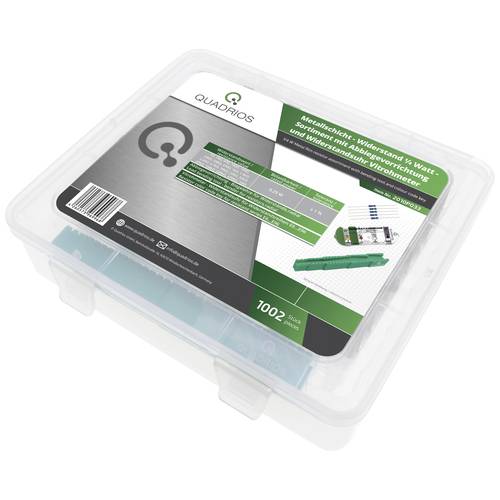 Quadrios 2010P033 2010P033 Metallschicht-Widerstand Sortiment axial bedrahtet 0207 0.25 W 1 % 1 Set