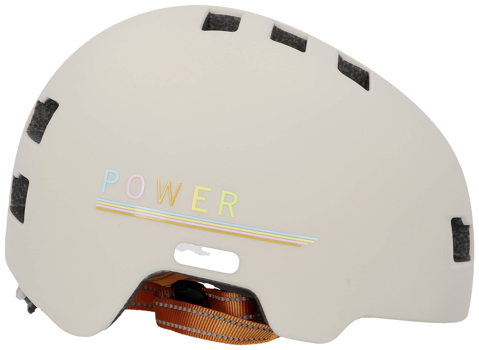 FISCHER FAHRRAD Plus Power S/M BMX-Helm Beige Konfektionsgröße=S/M Kopfumfang=54-58 cm-0