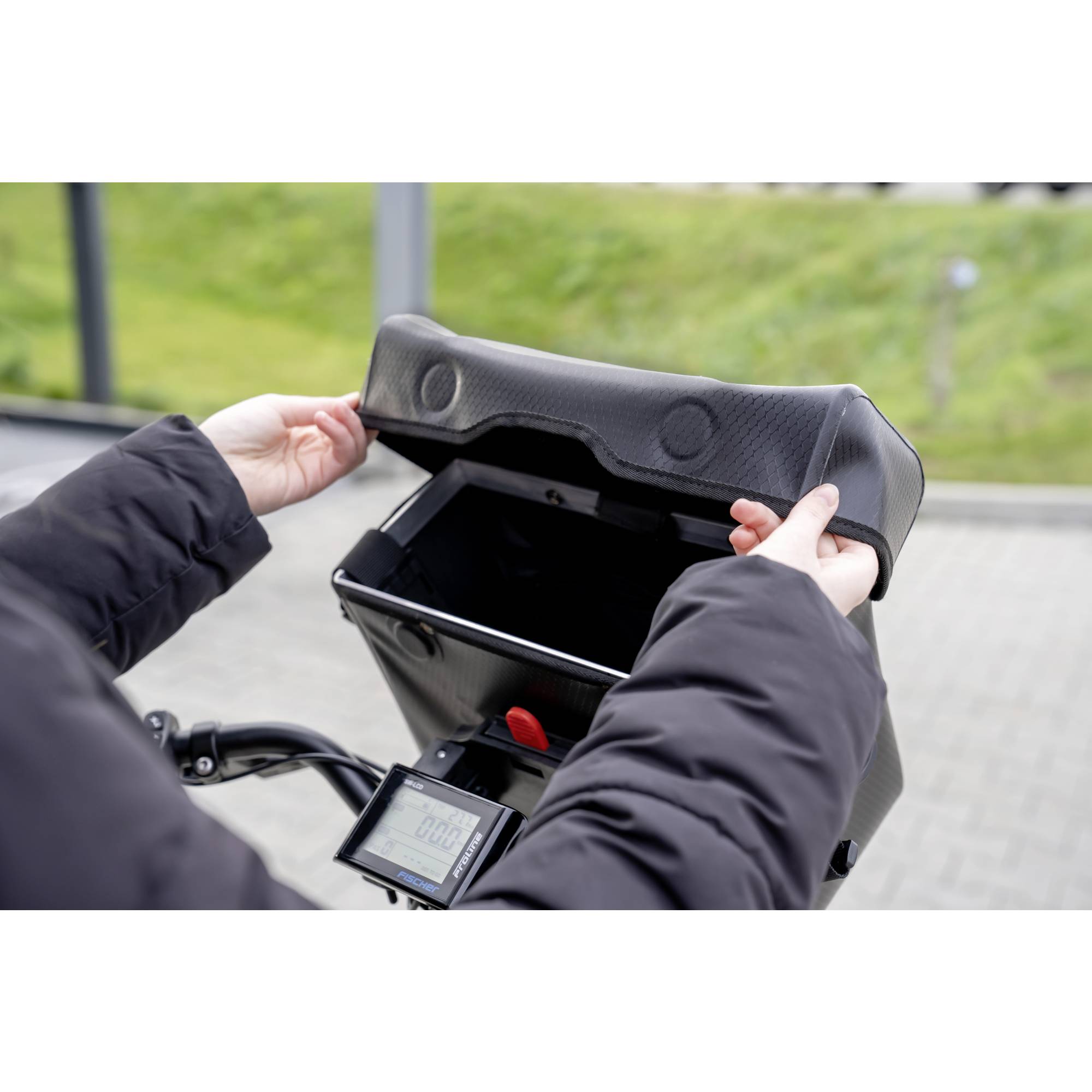 FISCHER Fahrrad-Lenkertasche Tour, schwarz-6