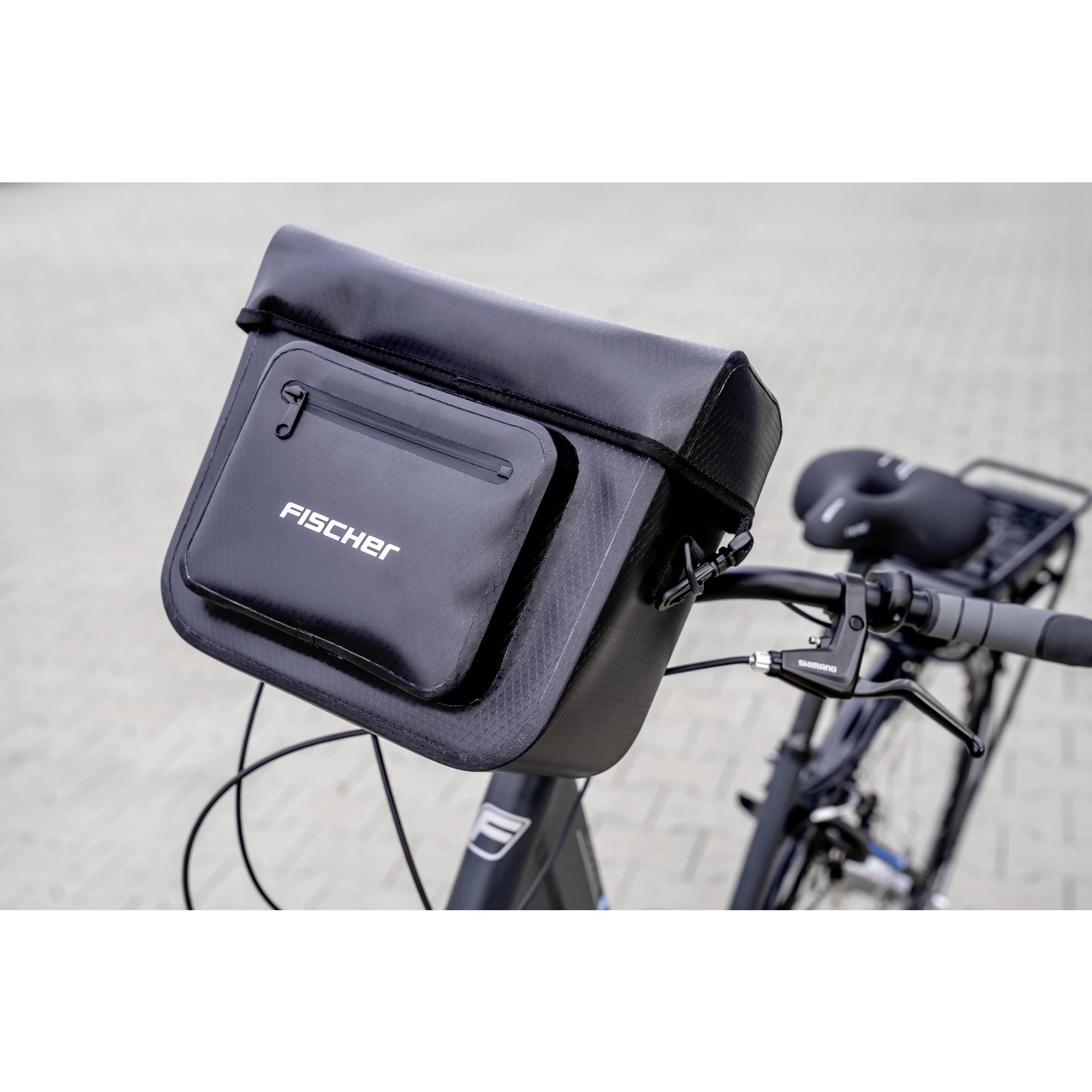 FISCHER Fahrrad-Lenkertasche Tour, schwarz-8