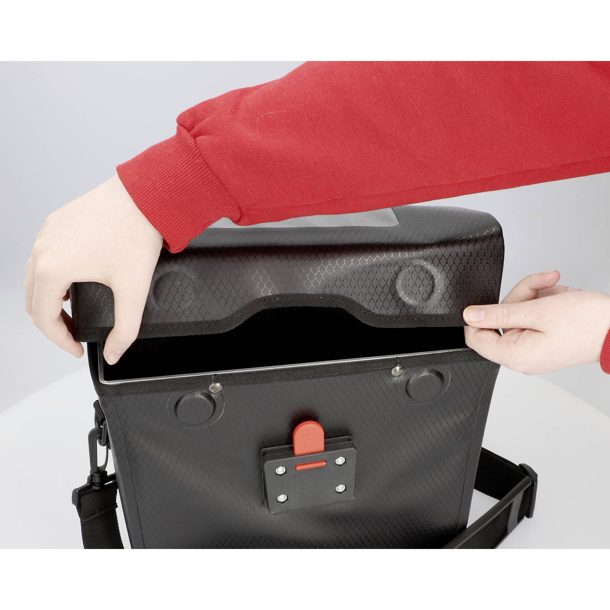 FISCHER Fahrrad-Lenkertasche Tour, schwarz-12