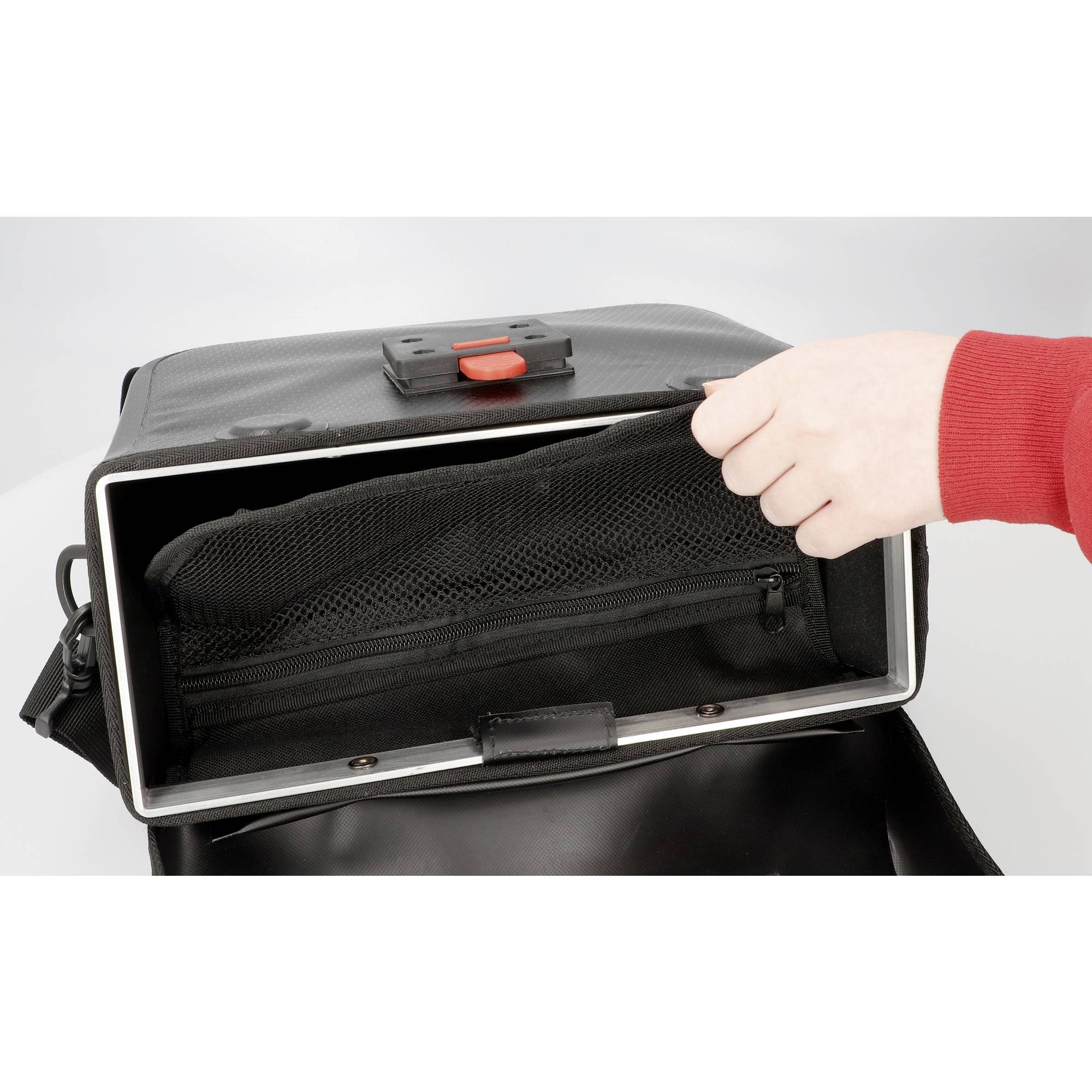FISCHER Fahrrad-Lenkertasche Tour, schwarz-15