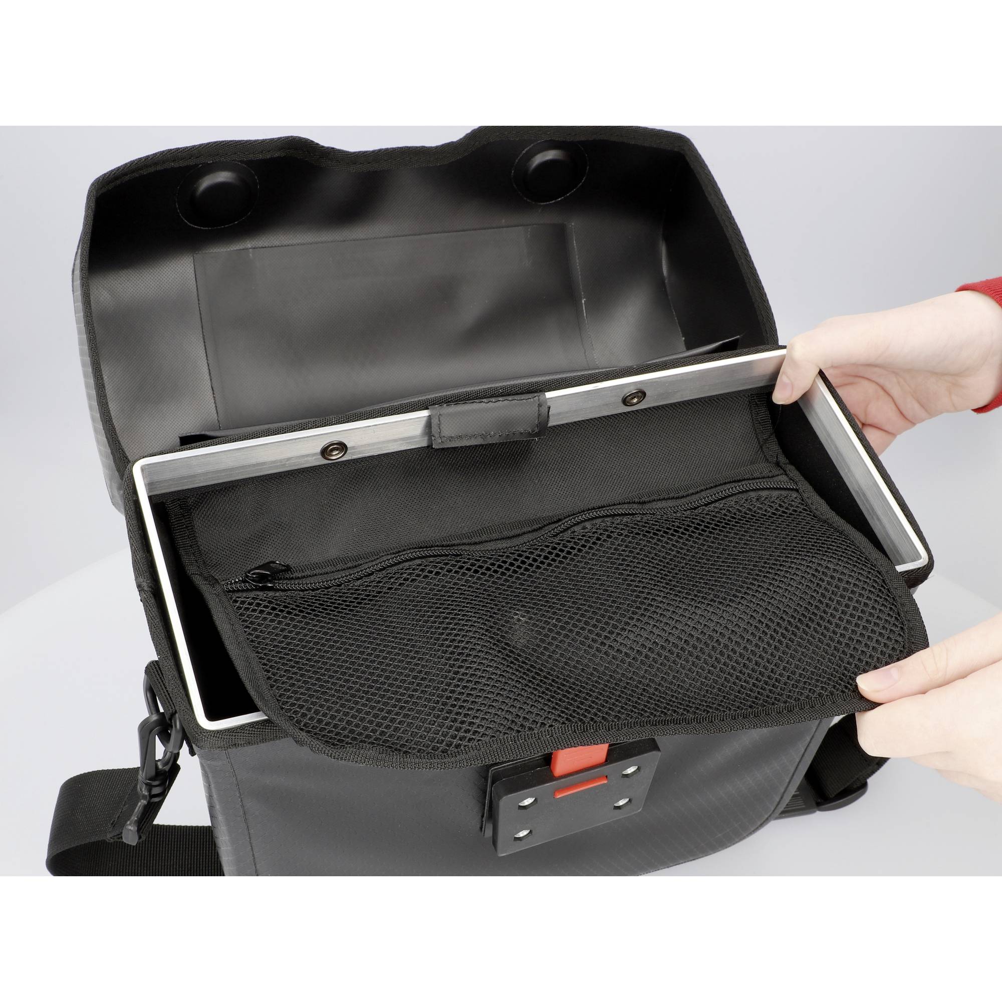 FISCHER Fahrrad-Lenkertasche Tour, schwarz-17