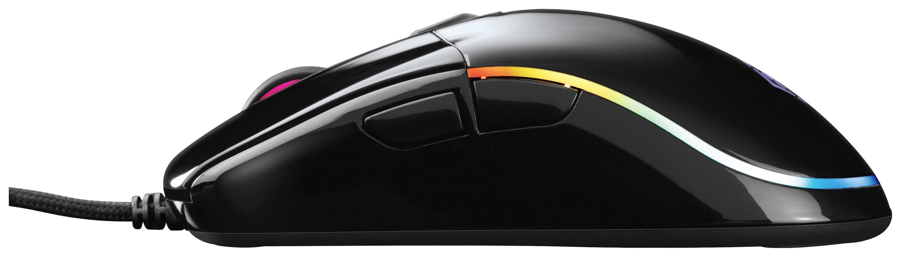 DELTACO GAMING Gaming-Maus Kabelgebunden Optisch Schwarz 6 Tasten 400 dpi, 800 dpi, 1200 dpi, 1600 dpi, 3200 dpi, 5000 d-2
