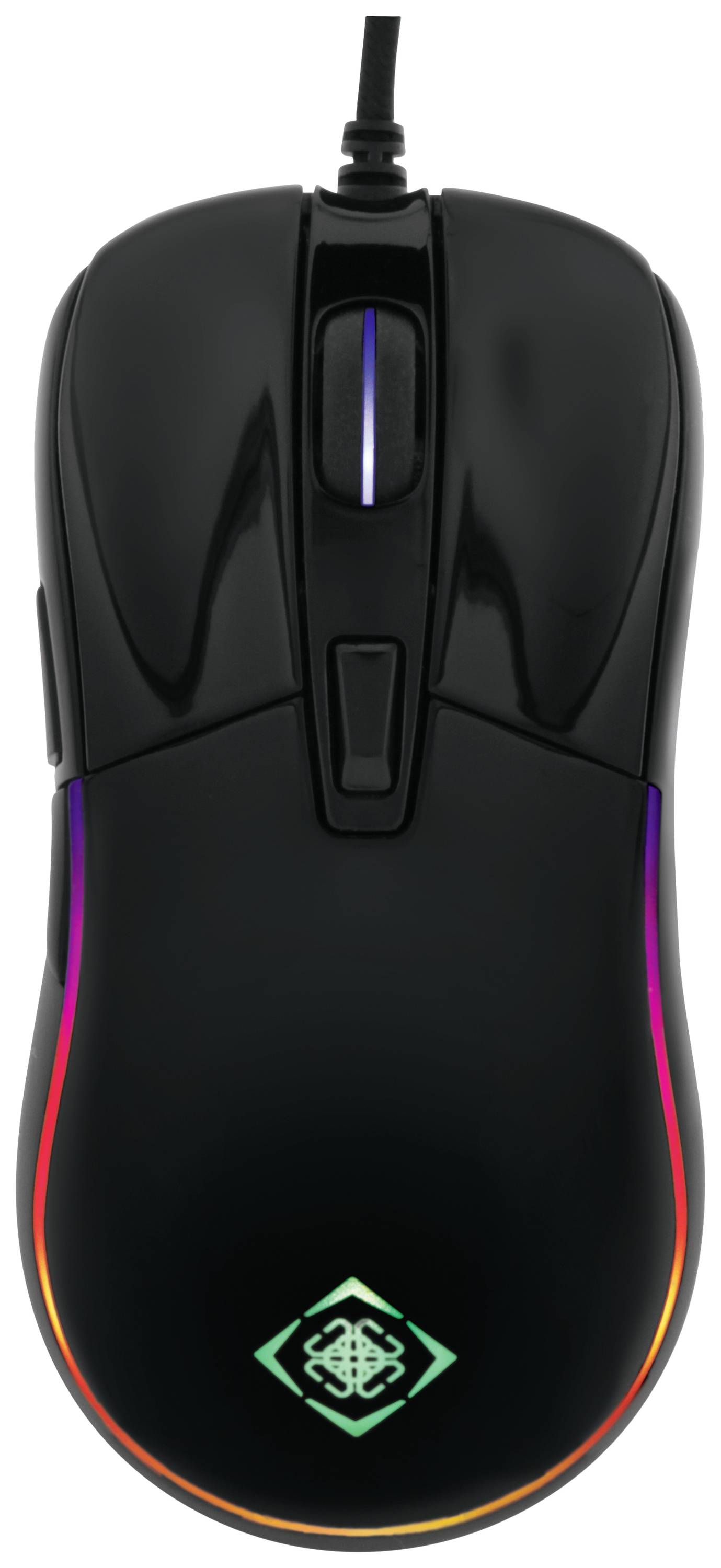 DELTACO GAMING Gaming-Maus Kabelgebunden Optisch Schwarz 6 Tasten 400 dpi, 800 dpi, 1200 dpi, 1600 dpi, 3200 dpi, 5000 d-3