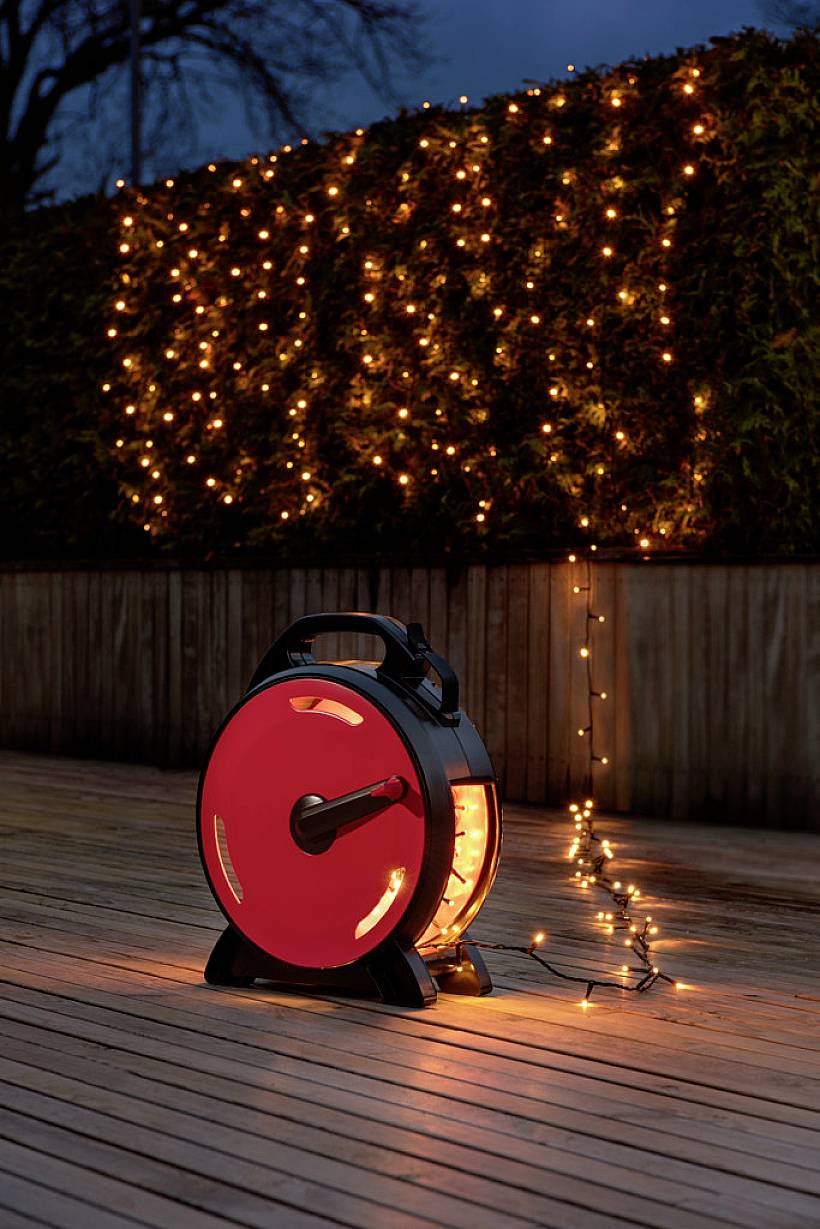 Konstsmide 3839-807 Lichterkette Außen EEK: E (A - G) netzbetrieben Anzahl Leuchtmittel 1000 LED Bernstein Beleuchtete L-6