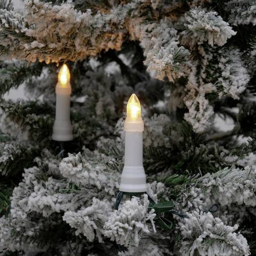 Konstsmide 1150-020 Lichterkette Außen netzbetrieben Anzahl Leuchtmittel 25 LED Bernstein Beleuchtete Länge: 16.8 m mit ...