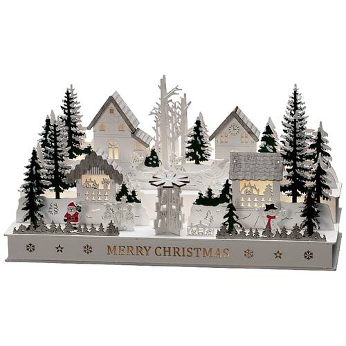 Thumbnail - Konstsmide 3265-210 LED-Silhouette Dorf Warmweiß LED Weiß Timer