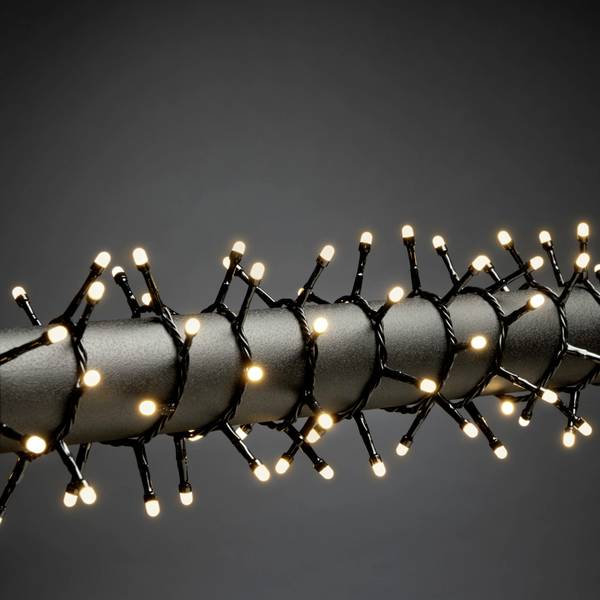 Konstsmide 3871-130 Lichterkette  Außen EEK: E (A - G) netzbetrieben Anzahl Leuchtmittel 1500 LED Warmweiß Beleuchtete Länge: 32.98 m gefrostet