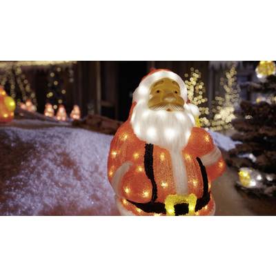 Konstsmide 6247-103 Weihnachtsmann Warmweiß G LED Acryl-Figur G) EEK: kaufen - Rot (A