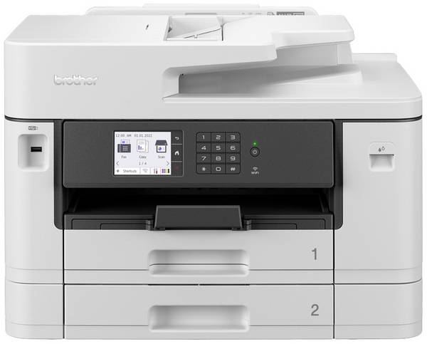 Brother MFC-J5740DW Multifunktionsdrucker Tintenstrahl Farbe  A3 Drucker, Scanner, Kopierer, Fax ADF, Duplex, LAN, USB, WLAN