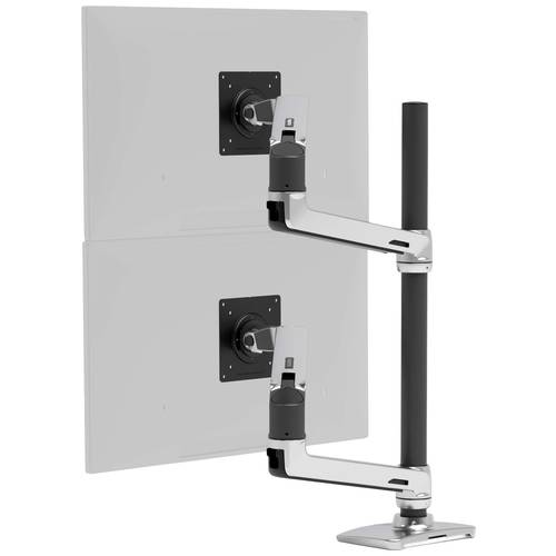 Thumbnail - Ergotron LX Dual Arm Stacking Tall Desk Mount 2fach Monitor-Tischhalterung 38,1 cm (15) - 101,6 cm (40) Aluminium Höhenv...