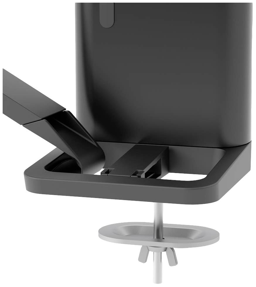 Ergotron Tischbefestigung Passend für Serie (Halter): Ergotron TRACE Dual Monitorhalterung Schwarz-0