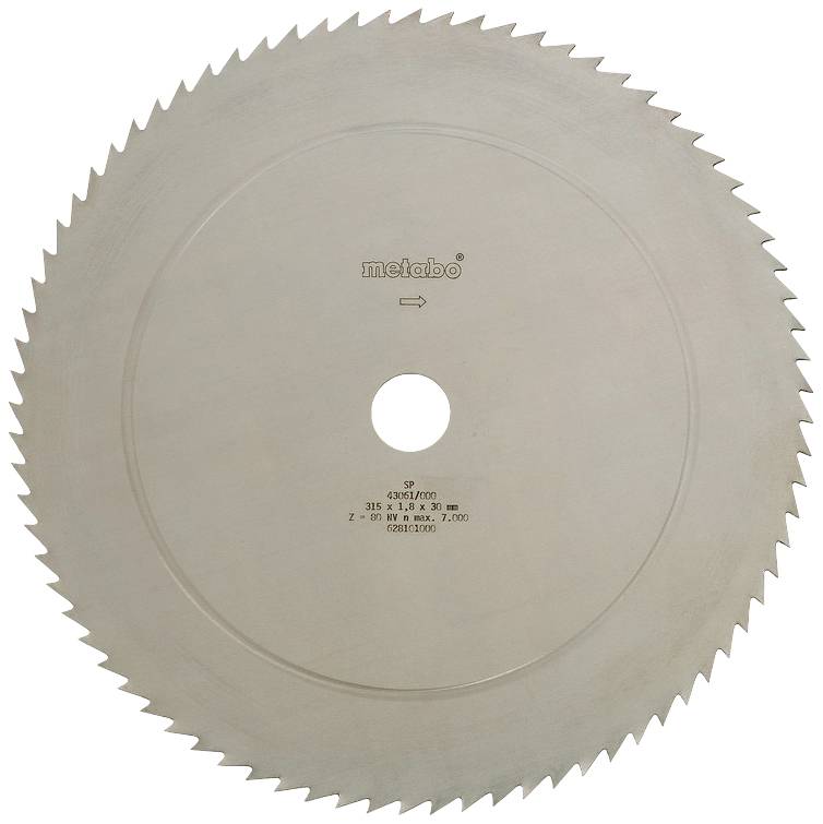 Kreissägeblatt CV 315 x 30 x 1,8/1,8, Zähnezahl 56, Wolfszahn (628100000)