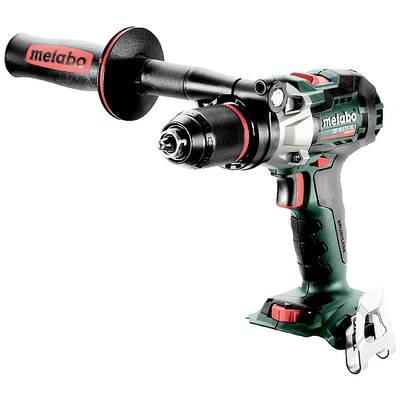 Ein Akkubohrschrauber von Metabo mit seitlichem Handgriff und robustem Design, geeignet für anspruchsvolle Bohr- und Schraubarbeiten.