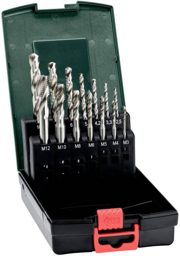 Metabo 627114000 Maschinengewindebohrer-Set M1, M4, M5, M6, M8, M10, M12 1 St.