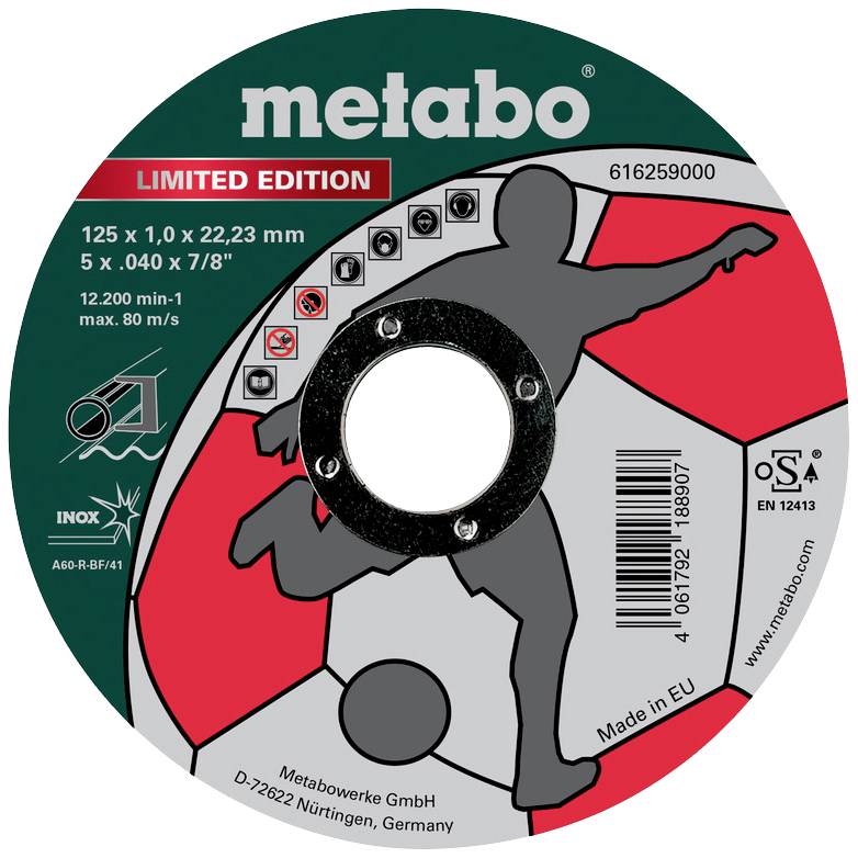 Metabo 616259000 Trennscheibe gerade 125 mm 1 St.