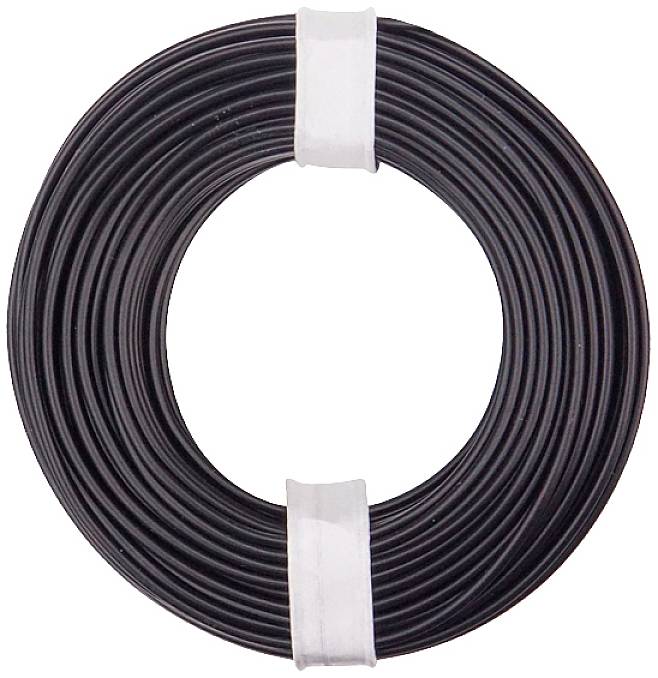 Donau Elektronik 150-011 Litze 1 x 0.50mm² Schwarz 10m