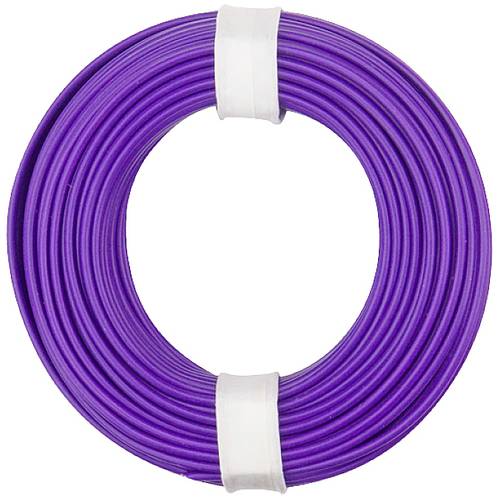 Thumbnail - Donau Elektronik 150-016 Litze 1 x 0.50 mm² Violett 10 m
