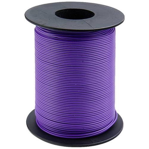 Donau Elektronik 125-S25-6 Litze 1 x 0.25 mm² Violett 25 m