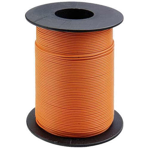 Donau Elektronik 125-S25-7 Litze 1 x 0.25 mm² Orange 25 m