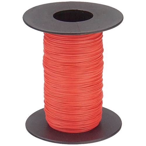 Thumbnail - Donau Elektronik 110-0-100 Litze 1 x 0.04 mm² Rot 100 m