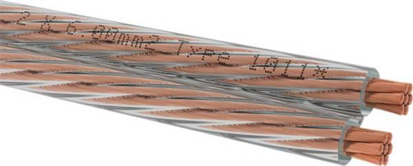 Oehlbach D1C312 Lautsprecherkabel 1 x 2 x 6 mm² + 1 x 2 x 6 mm² Transparent 1 St.