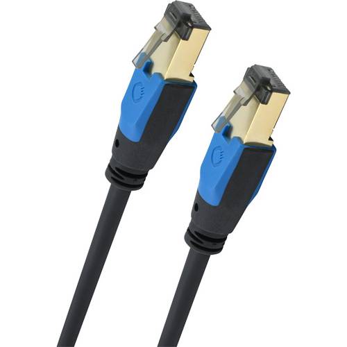 Thumbnail - Oehlbach D1C19351 RJ45 Netzwerkkabel, Patchkabel CAT 8.1 0.50 m Schwarz 1 St.